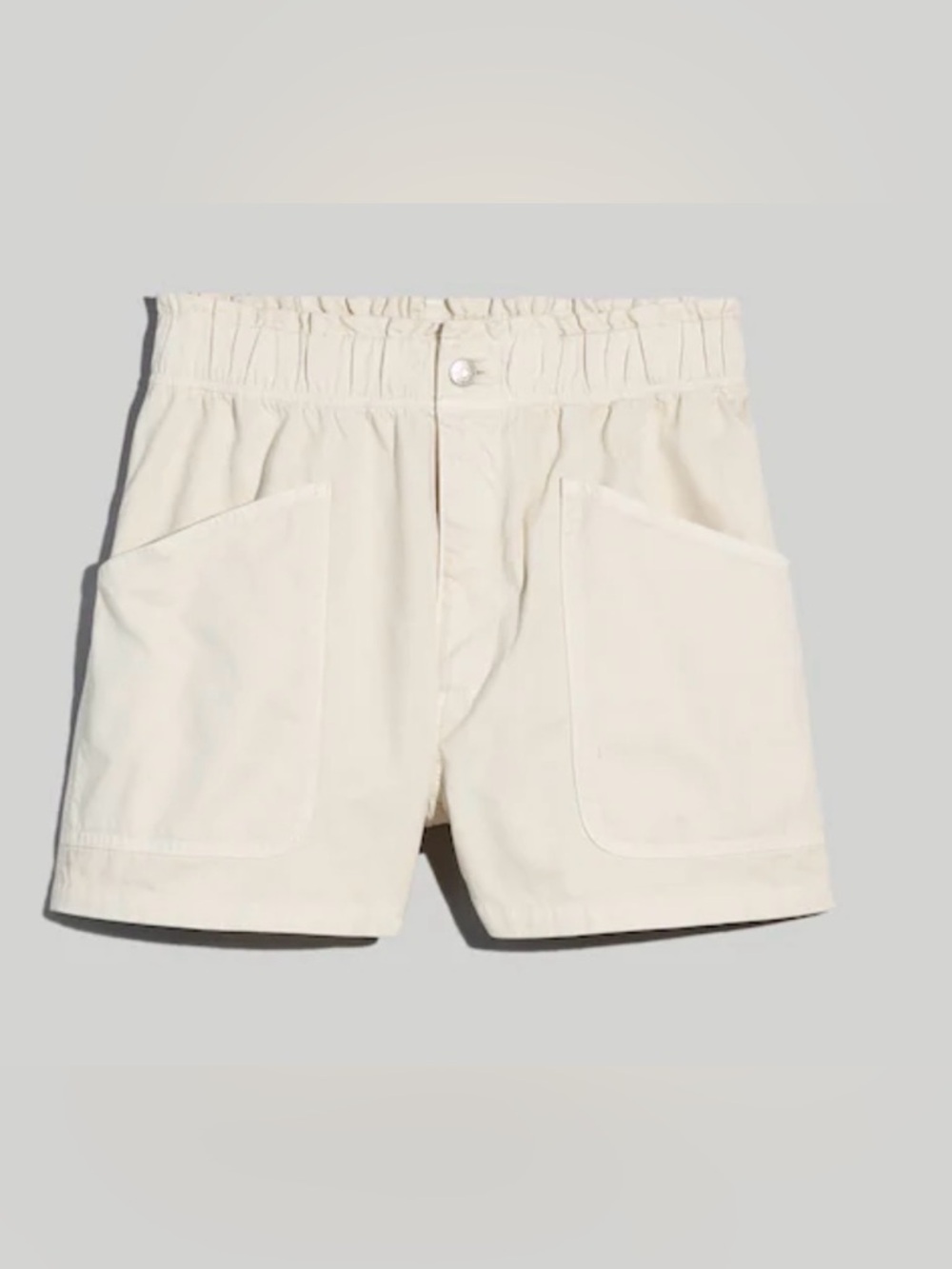 Madewell Denim Pull-On Paperbag Utility Shorts